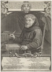 Portret van Pierre Marchant gegraveerd door Pieter de Jode II